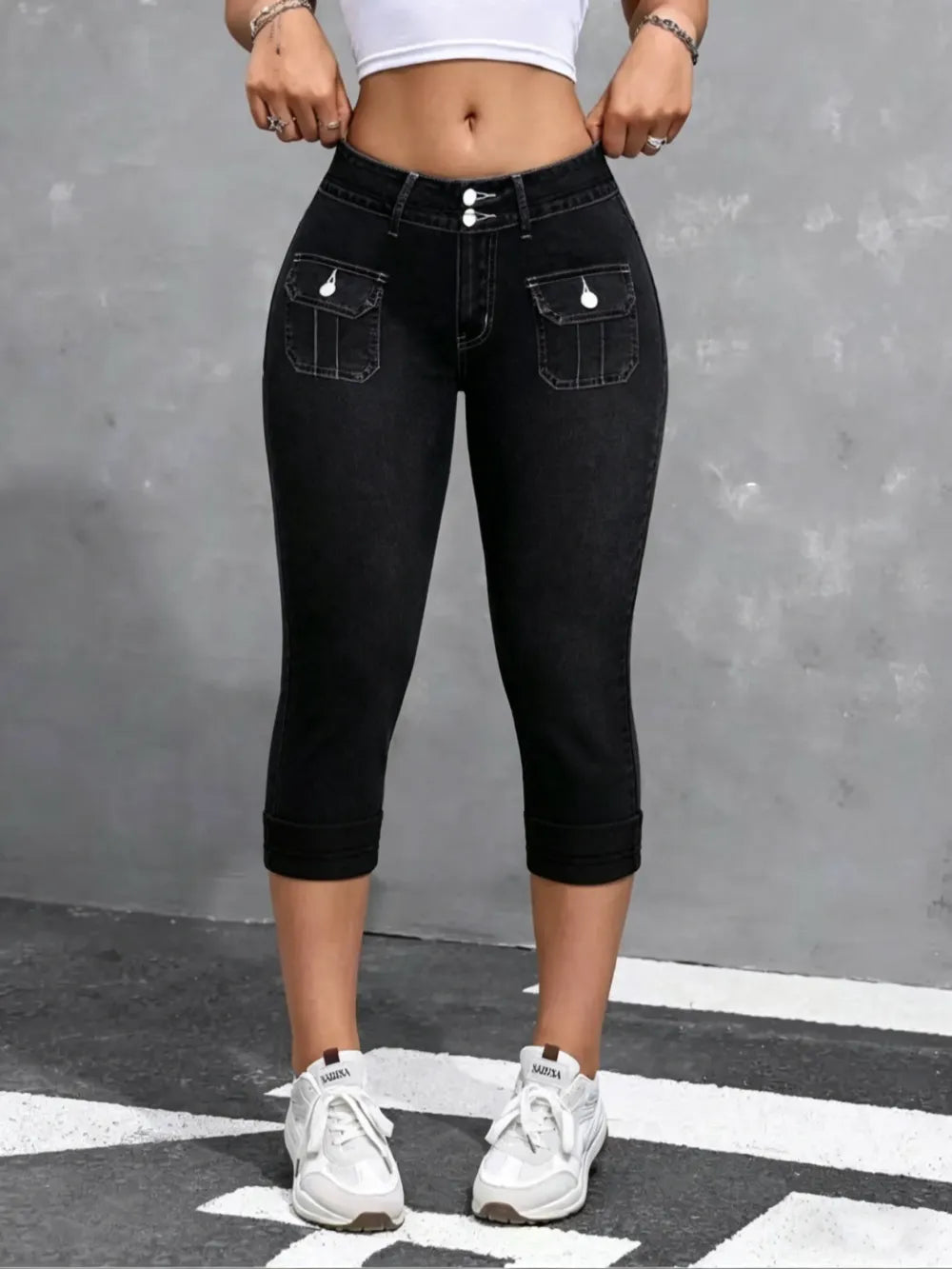 Women's Tight Fit Seven-Quarter Pants