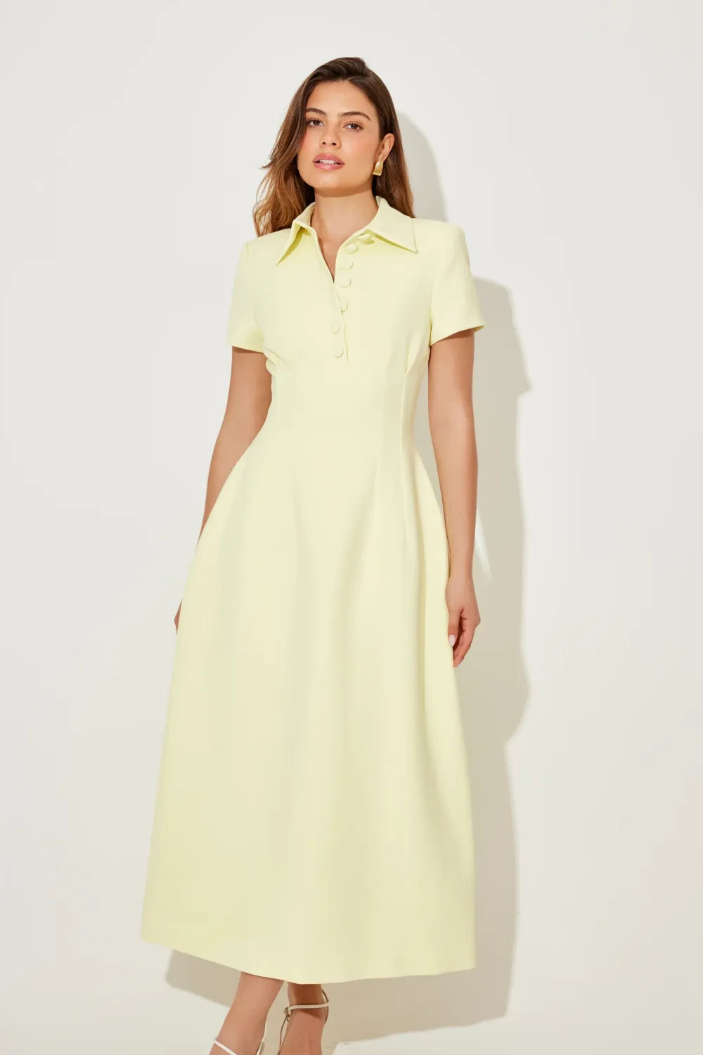The Ultimate Muse Collared Midi Dress