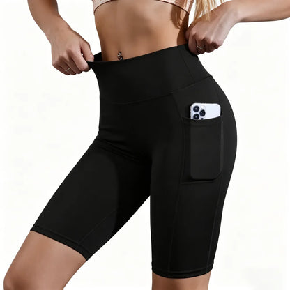 High Waist Athletic Yoga Shorts