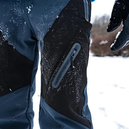Men's Waterproof Pants Insulated Cold weather Hiking Winter Snow Ski Softshell Outdoor Pants