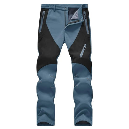Men's Waterproof Pants Insulated Cold weather Hiking Winter Snow Ski Softshell Outdoor Pants