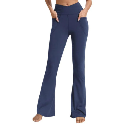 Women's High Waisted Flare Leggings