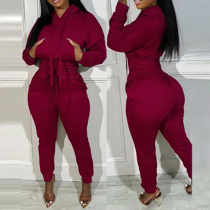 2 Piece Outfits Lounge Hoodie