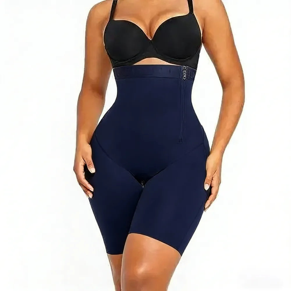 Shaping High-Rise Shorts Tummy Tucking Butt Lift