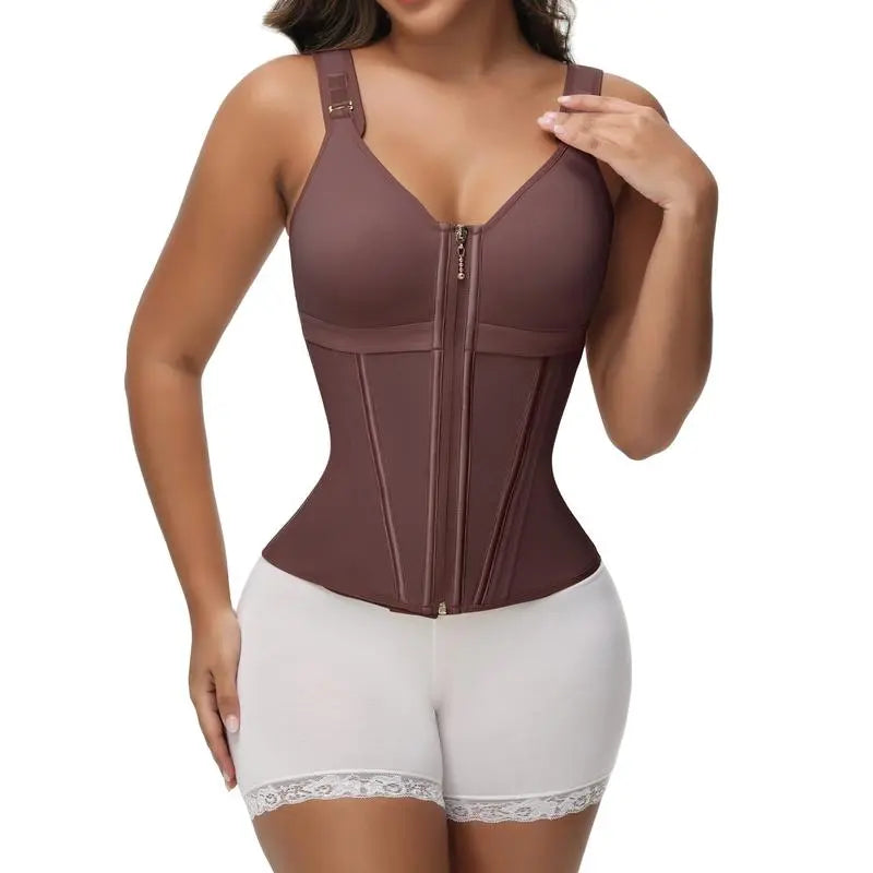 Waist Shapewear for Women with Bra Tummy Control Girdle