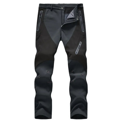 Men's Waterproof Pants Insulated Cold weather Hiking Winter Snow Ski Softshell Outdoor Pants