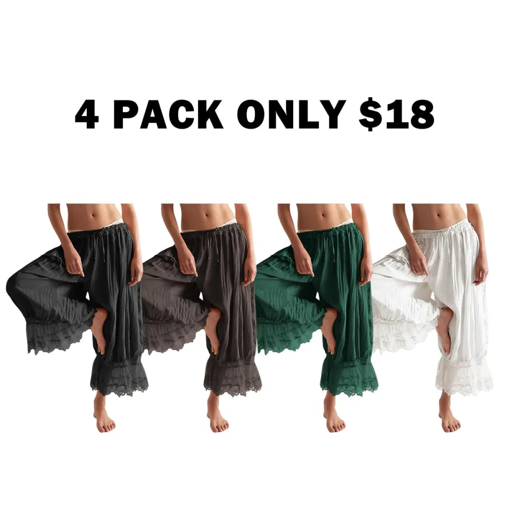 Lace Bloomer Pants