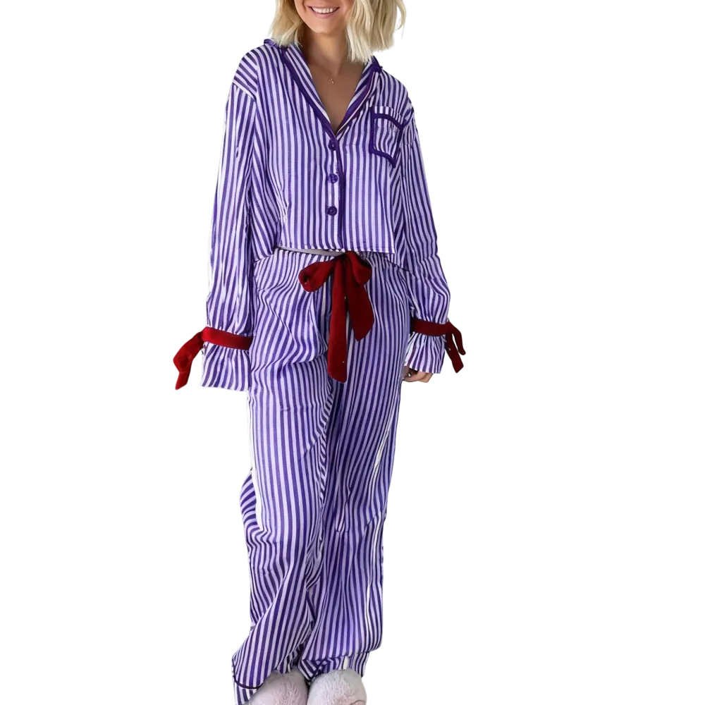 Striped Pajama Set