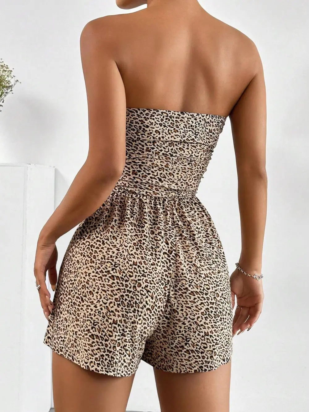Women's Solid Color Fitted Romper