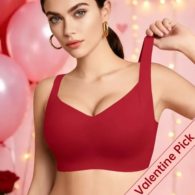 Women Wireless Push Up Jelly Bra