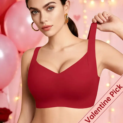 Women Wireless Push Up Jelly Bra