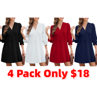 4-Pack-A(Color black+White+Red+Navy)