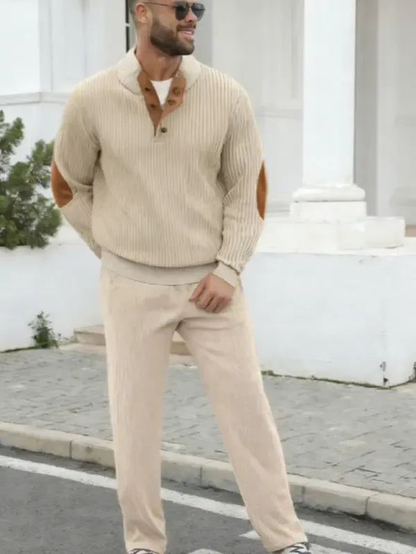 Men's knitted suit