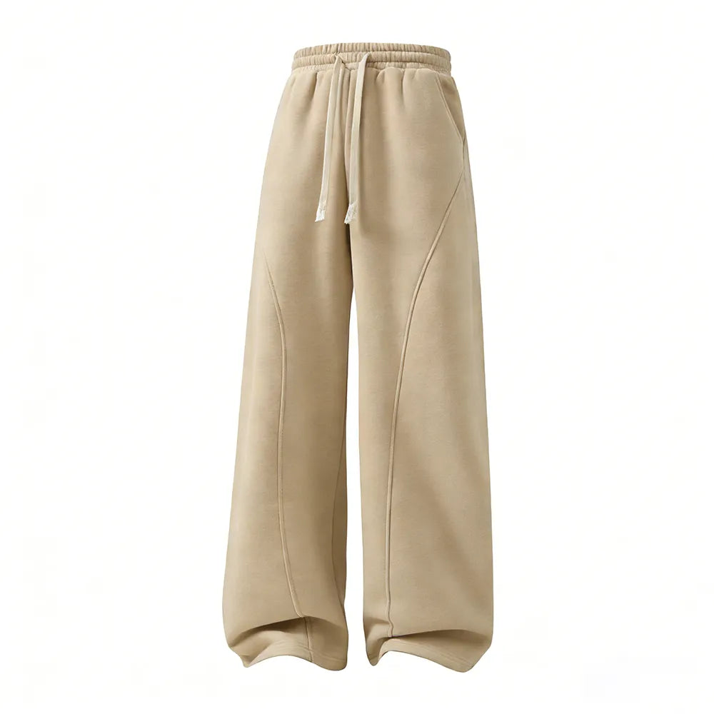 Men's Oversize Fleece Thermal Lined Sweatpants