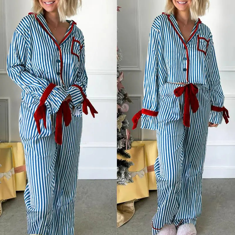 Striped Pajama Set