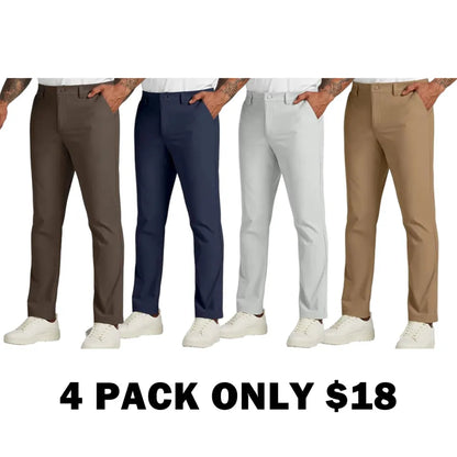 Men's Golf Stretch Straight Leg Pants