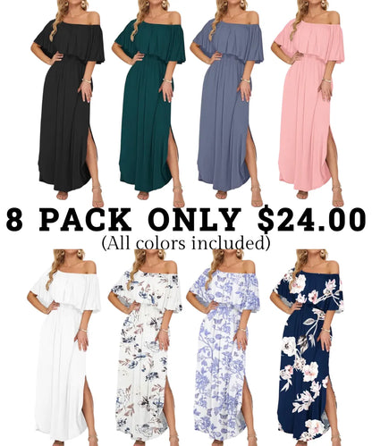 Womens Off The Shoulder Dress