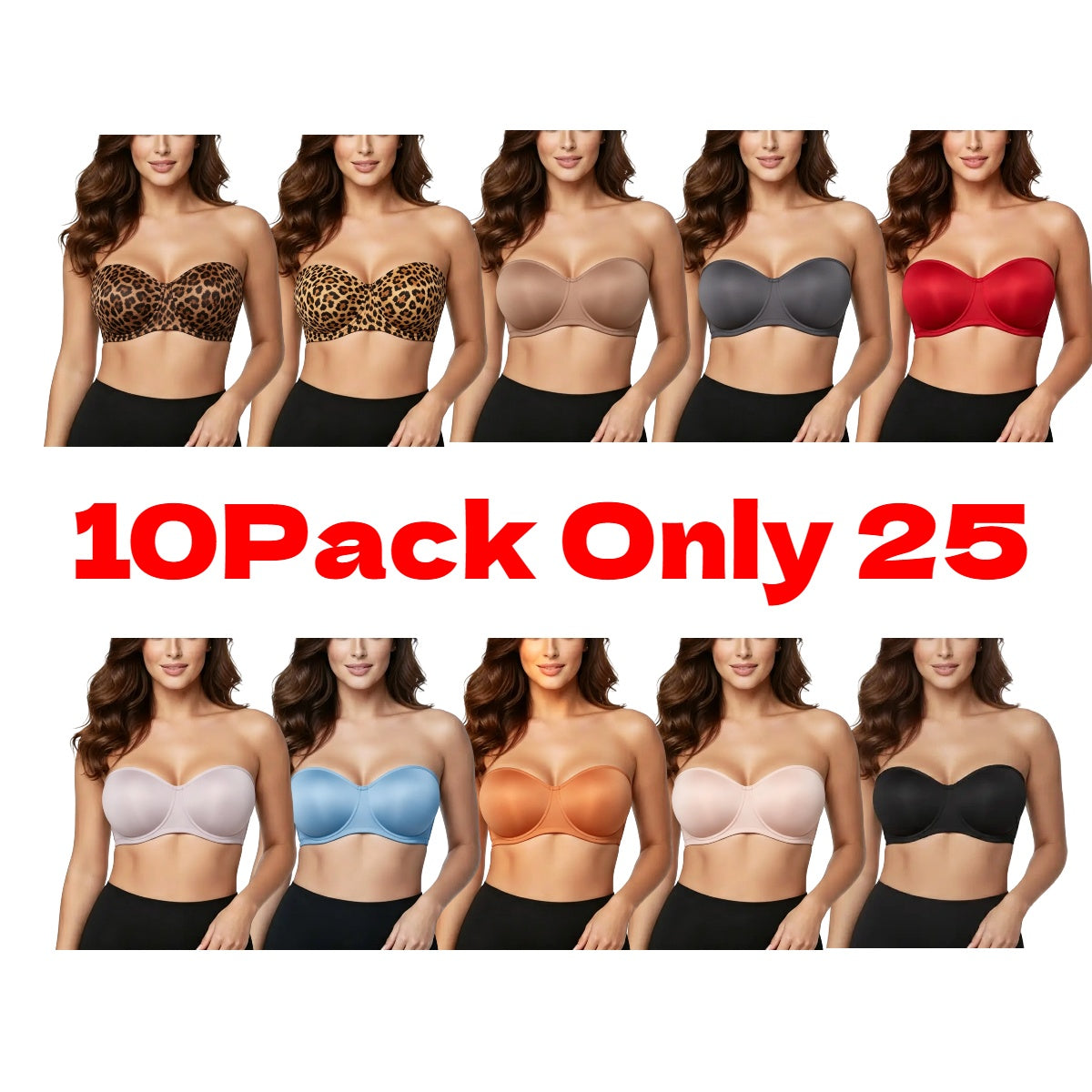 Women's Convertible Strapless