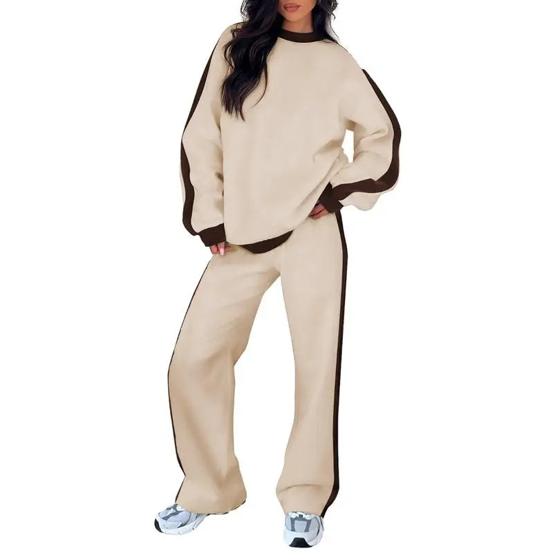 Women's 2 Piece Outfit Fleece Sweatsuit