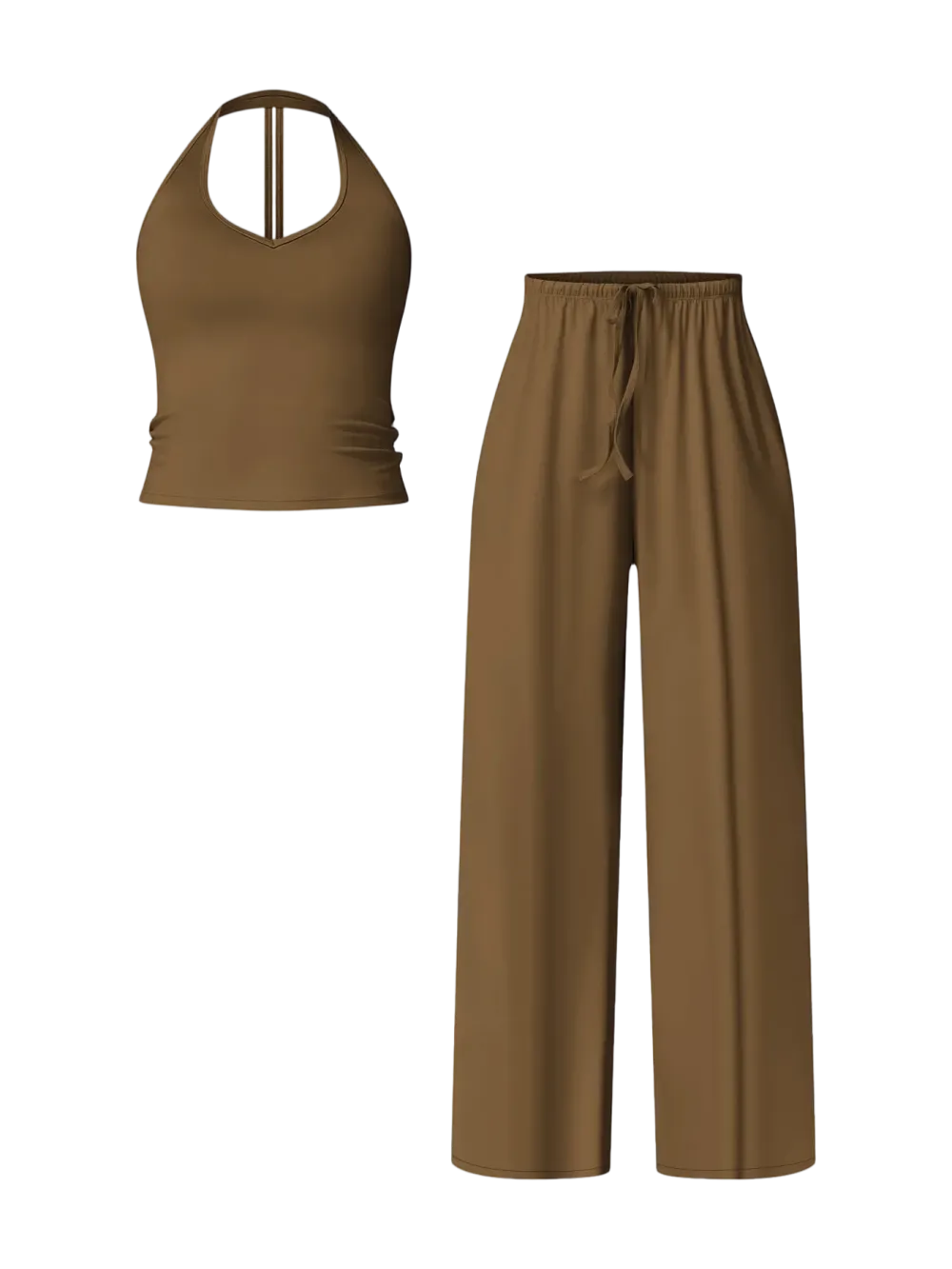 Womens Quick Dry Sport Tank Pants Set