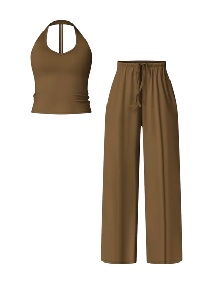 Womens Quick Dry Sport Tank Pants Set