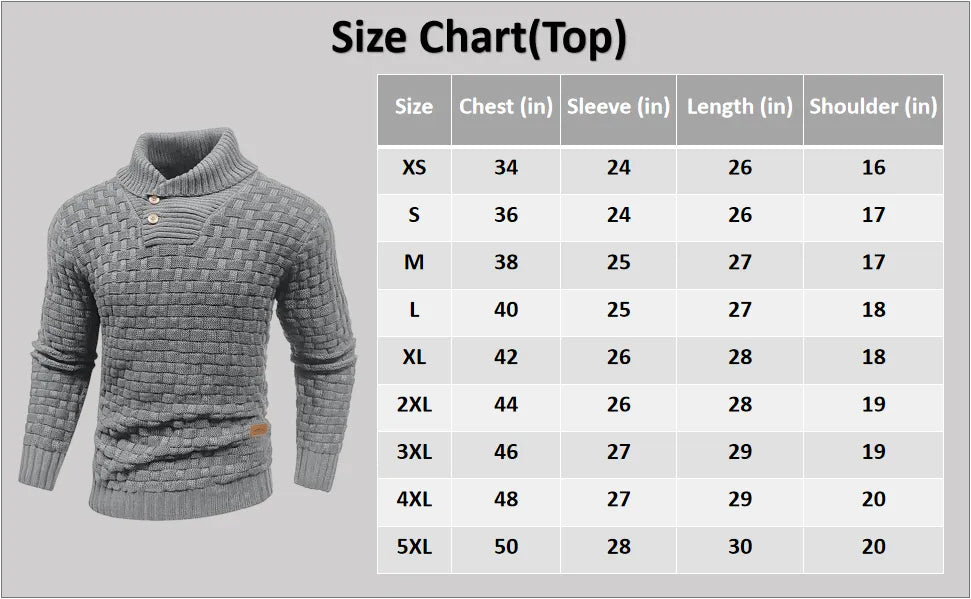 Men's Regular Textured Patched Detail Shawl Collar Sweater