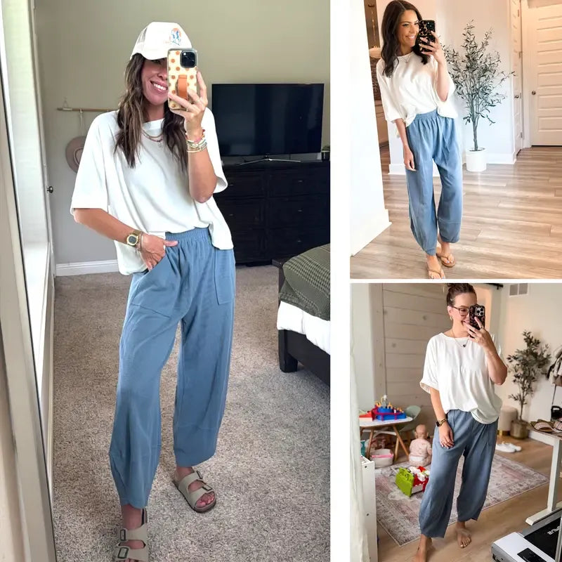 Women's Wide Leg Harem Pants