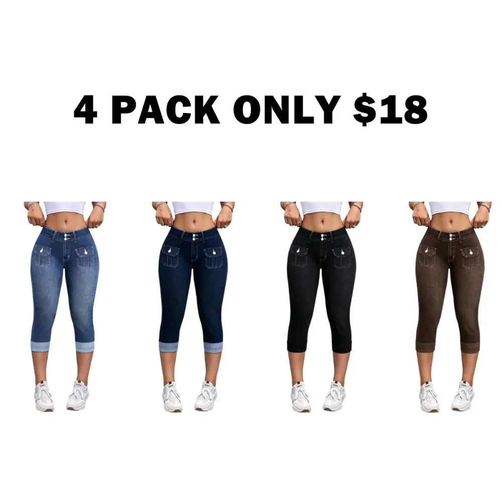 Women's Tight Fit Seven-Quarter Pants