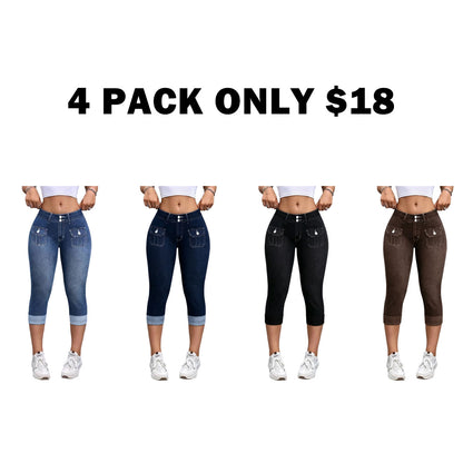 Women's Tight Fit Seven-Quarter Pants