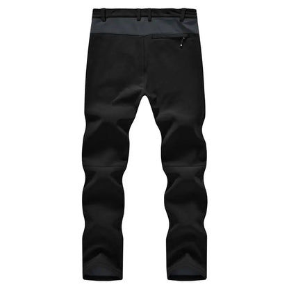 Men's Waterproof Pants Insulated Cold weather Hiking Winter Snow Ski Softshell Outdoor Pants