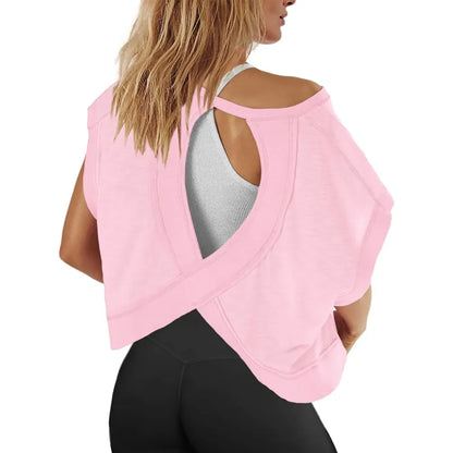 Women’s Open Back Workout Tops