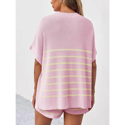 Women's Striped 2 Piece Outfits