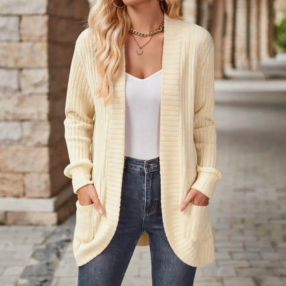 Womens Long Cardigan Lightweight Sweater