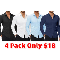 4-Pack(4 Hidden Placket)