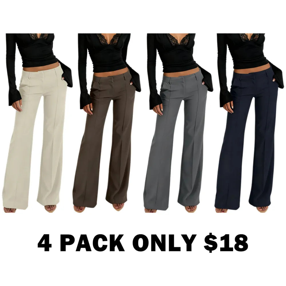 Women's Casual Fashion Suit Pants