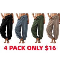4-Pack (Black+DustyBlue+Green+Khaki)