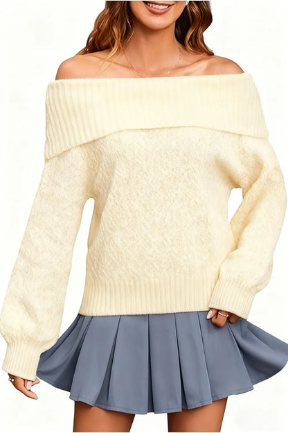 Off The Shoulder Sweater