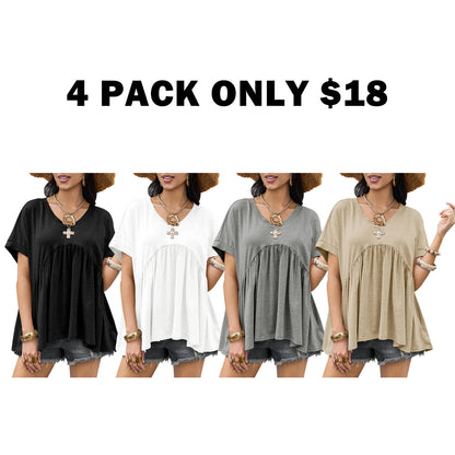 Women‘s Summer Peplum Tops