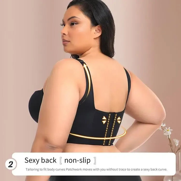 Plus size girls' bra, comfortable, slimming and anti-sagging