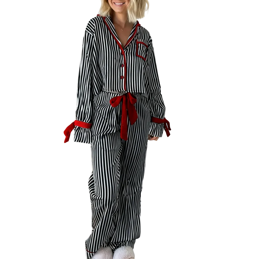 Striped Pajama Set