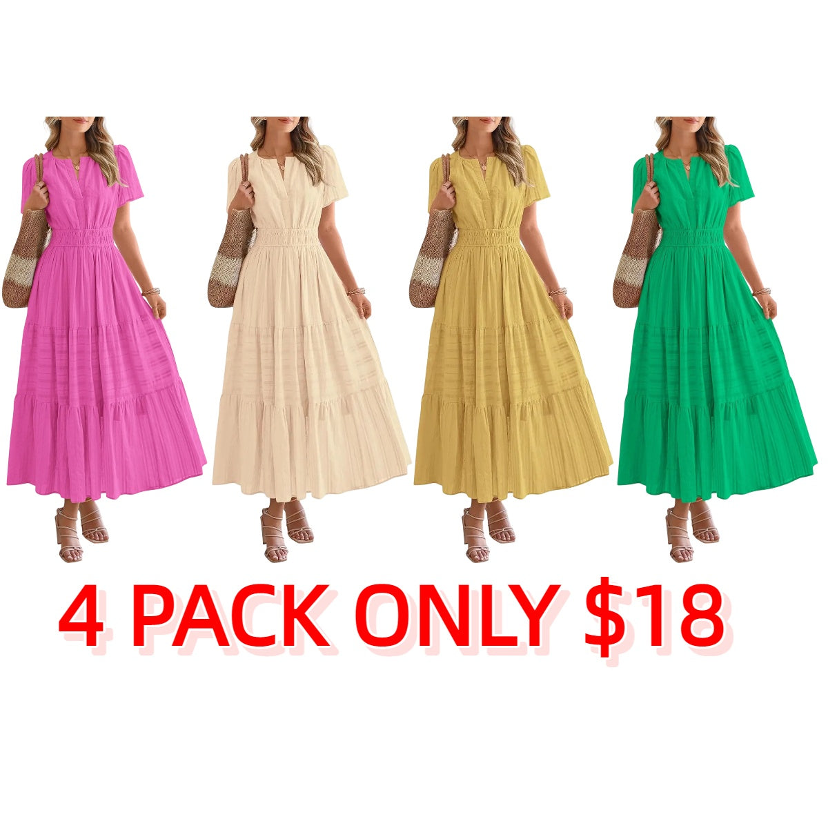 Women's Summer 2026 Casual Maxi Dress