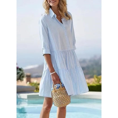 Summer V Neck Matching Set Oversized Shirt & Biker Shorts