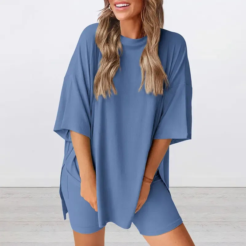 Crewneck Two-Piece Set