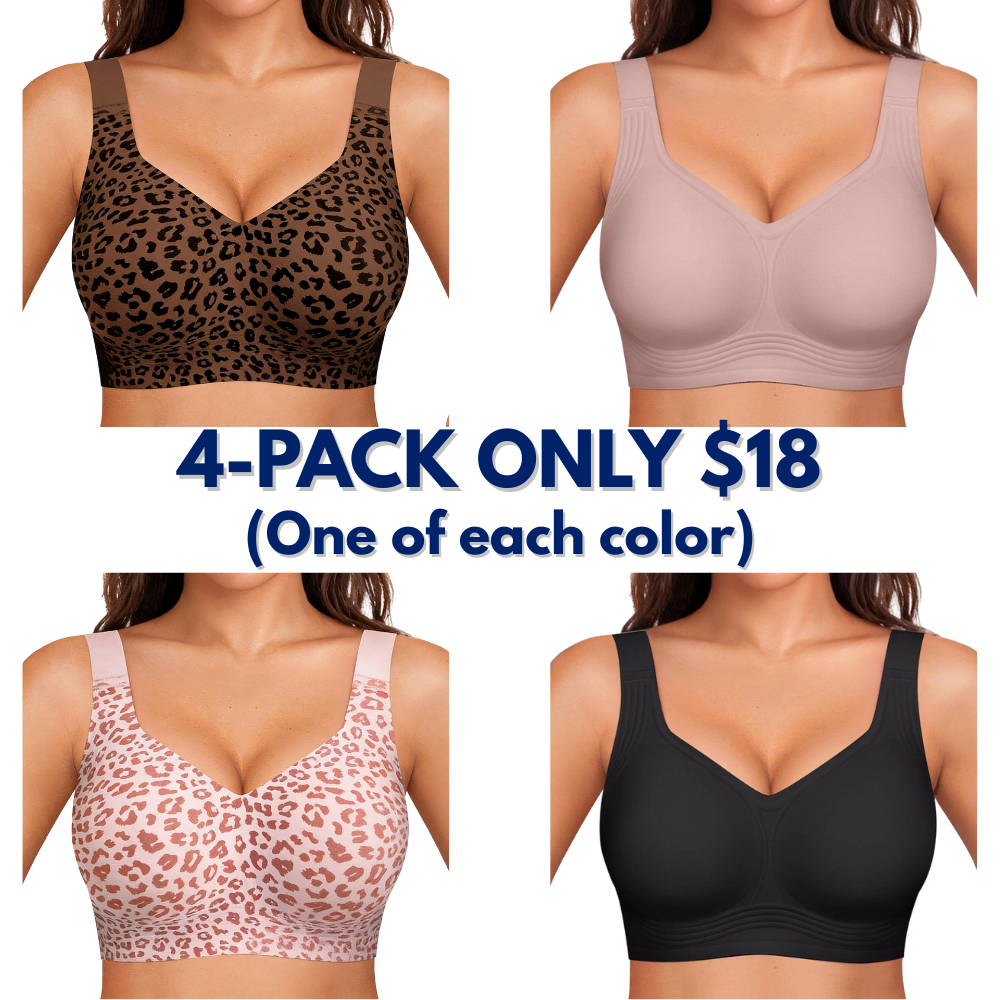 Women Jelly Bras Wirefree Full Coverage