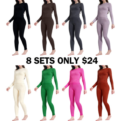 High-Waisted 25‘’ Inseam Sporty Leggings Set