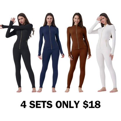 Women's Sporty Tracksuit Set