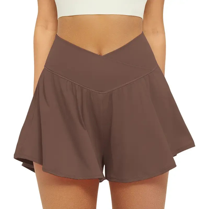 Flowy Running Shorts with Pockets