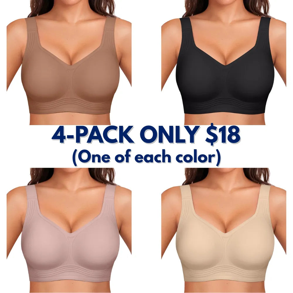 Women Jelly Bras Wirefree Full Coverage