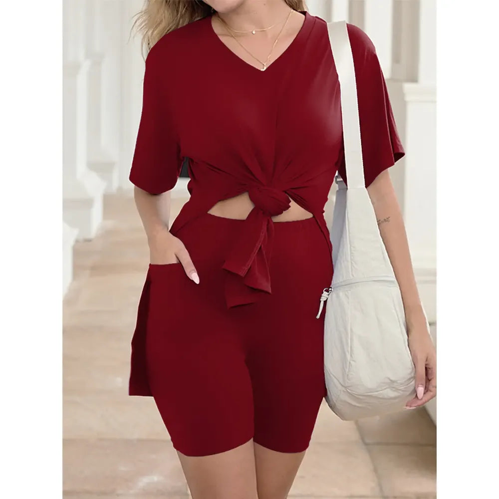 Plus Two Piece Outfits for Women With Pockets