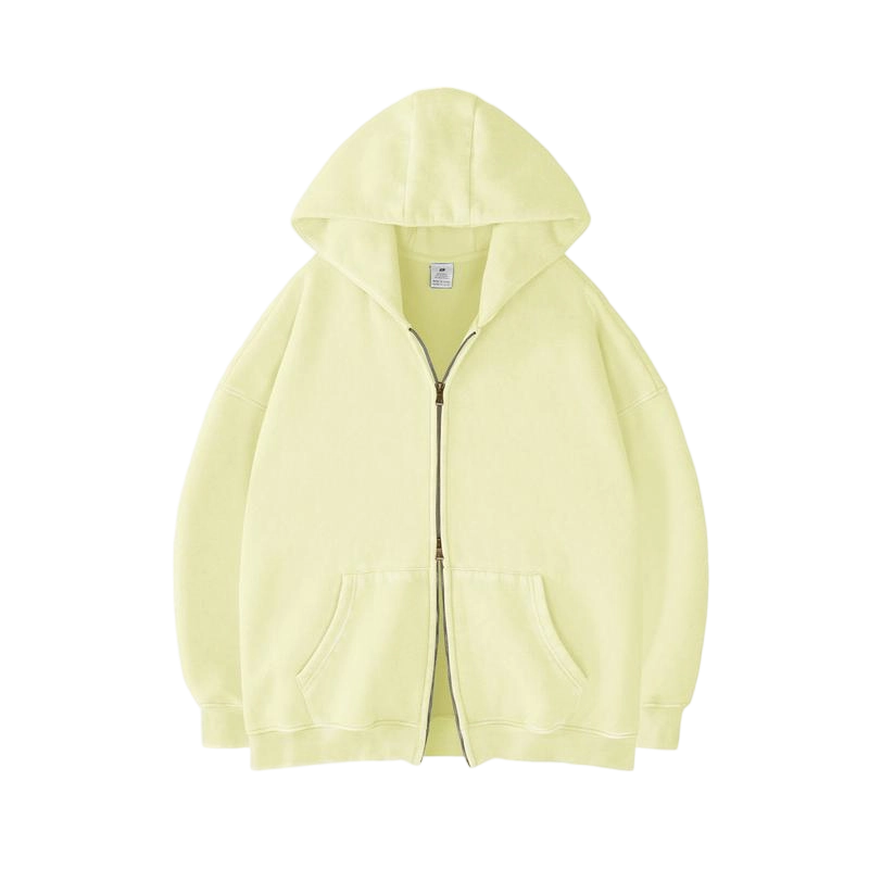 Unisex Oversized zip up hoodie